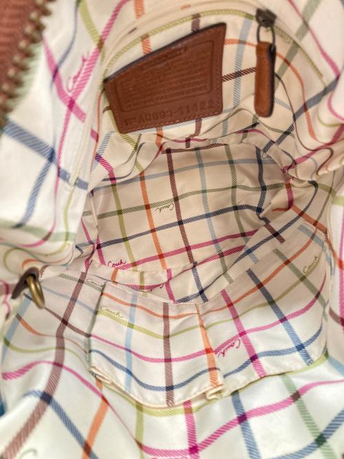 COACH（コーチ）COACH (コーチ) ショルダーバッグ ブラウンの古着・服飾アイテム