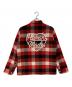 HUMAN MADE (ヒューマンメイド) WOOL BEAVERBLOCK CHECK SHIRT レッド×ブラック サイズ:XL：30000円