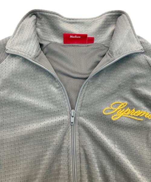 SUPREME（シュプリーム）SUPREME (シュプリーム) Velour Mesh Track Jacket グレー サイズ:Ｍの古着・服飾アイテム