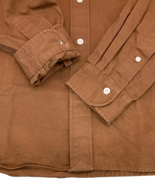 HUMAN MADE（ヒューマンメイド）HUMAN MADE (ヒューマンメイド) ハートロゴコットンBDシャツ ブラウン サイズ:Ｌの古着・服飾アイテム