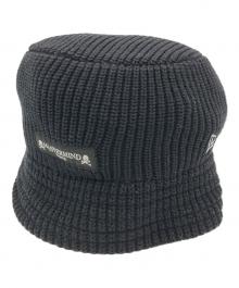 Mastermind JAPAN×New Era（マスターマインド ジャパン×ニューエラ）の古着「KNIT BUCKET HAT」｜ブラック