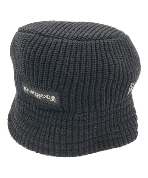 Mastermind JAPAN（マスターマインド ジャパン）Mastermind JAPAN (マスターマインド ジャパン) New Era (ニューエラ) KNIT BUCKET HAT ブラックの古着・服飾アイテム