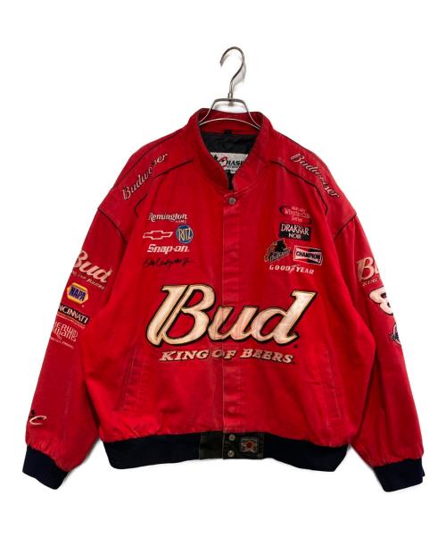 CHASE authentics（チェイスオーセンティック）CHASE authentics (チェイスオーセンティック) レーシングジャケット レッド サイズ:2XLの古着・服飾アイテム