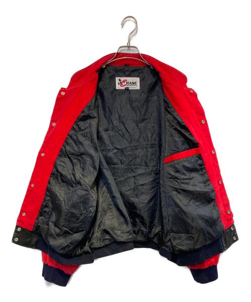 CHASE authentics（チェイスオーセンティック）CHASE authentics (チェイスオーセンティック) レーシングジャケット レッド サイズ:2XLの古着・服飾アイテム