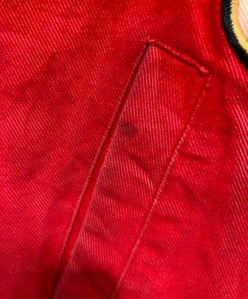 CHASE authentics（チェイスオーセンティック）CHASE authentics (チェイスオーセンティック) レーシングジャケット レッド サイズ:2XLの古着・服飾アイテム