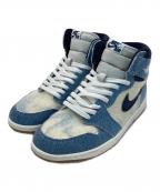 NIKEナイキ）の古着「AIR JORDAN 1 RETRO HIGH OG」｜ホワイト×インディゴ