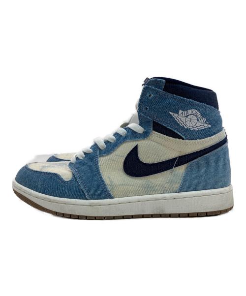 NIKE（ナイキ）NIKE (ナイキ) AIR JORDAN 1 RETRO HIGH OG ホワイト×インディゴ サイズ:US9.5/EUR43/cm27.5の古着・服飾アイテム