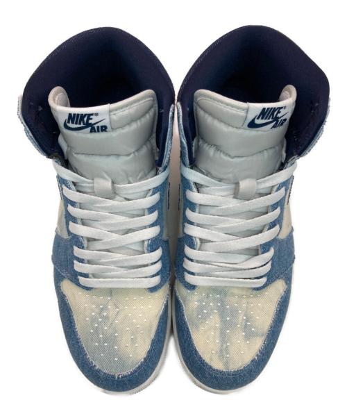 NIKE（ナイキ）NIKE (ナイキ) AIR JORDAN 1 RETRO HIGH OG ホワイト×インディゴ サイズ:US9.5/EUR43/cm27.5の古着・服飾アイテム