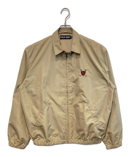 POLO GOLF（ポロ ゴルフ）POLO GOLF (ポロ ゴルフ) ［古着］スイングトップ ベージュ サイズ:Mの古着・服飾アイテム