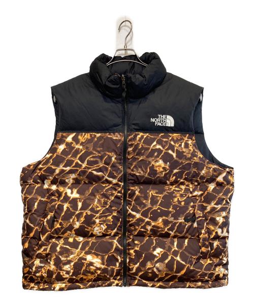 THE NORTH FACE（ザ ノース フェイス）THE NORTH FACE (ザ ノース フェイス) 1996RETRO NUPTSE VEST ブラック×ブラウン サイズ:XXL 未使用品の古着・服飾アイテム