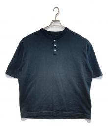 crepuscule×BEAMS（クレプスキュール×ビームス）の古着「別注ヘンリーネックカットソー」｜ブラック