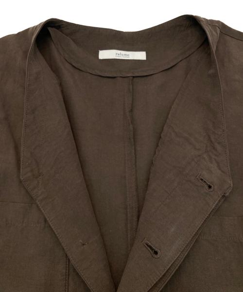 JOURNAL STANDARD relume（ジャーナルスタンダード レリューム）JOURNAL STANDARD relume (ジャーナルスタンダード レリューム) Vネックオールインワン ブラウン サイズ:Mの古着・服飾アイテム