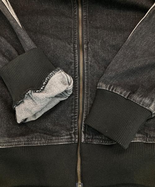adidas Originals（アディダスオリジナル）adidas Originals (アディダスオリジナル) ADICOLOR DENIM FIREBIRD TRACK TOP ブラック サイズ:XLの古着・服飾アイテム