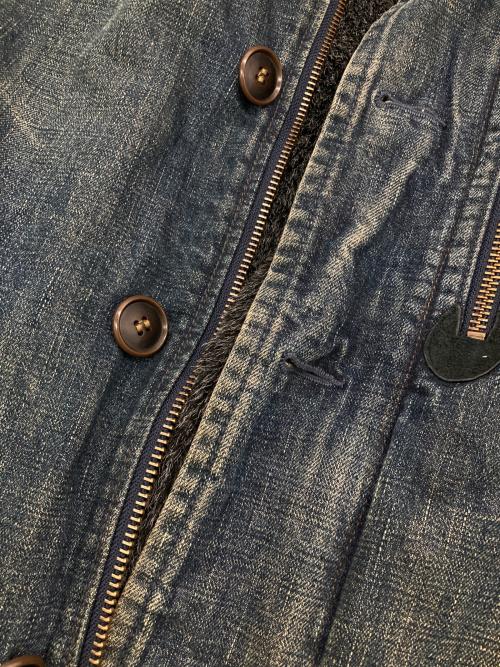 BLUE BLUE（ブルーブルー）BLUE BLUE (ブルーブルー) デニムデッキジャケット インディゴ サイズ:1の古着・服飾アイテム