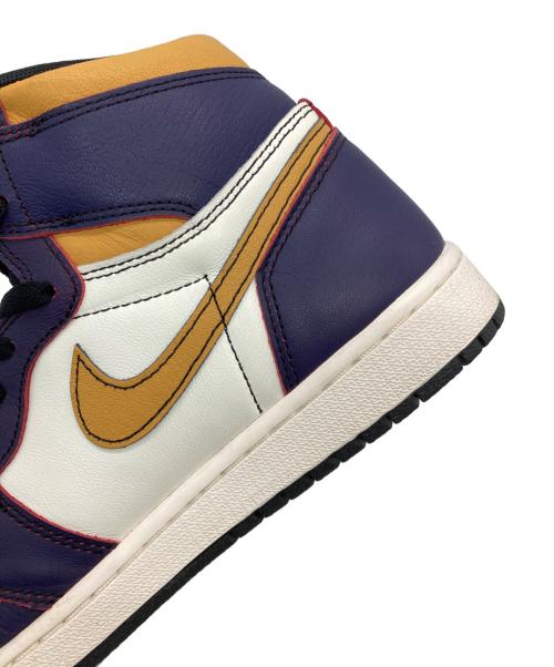 NIKE（ナイキ）NIKE (ナイキ) AIR JORDAN 1 RETRO HIGH OG DEFIANT パープル×ホワイト サイズ:US8.5の古着・服飾アイテム