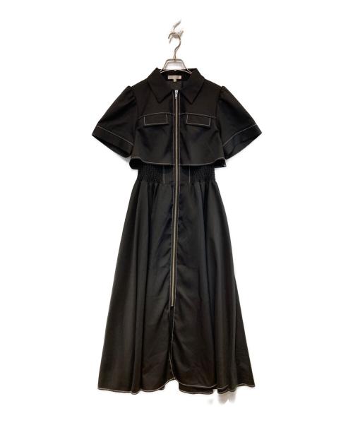 rienda（リエンダ）rienda (リエンダ) バストフレアワンピース ブラック サイズ:Mの古着・服飾アイテム