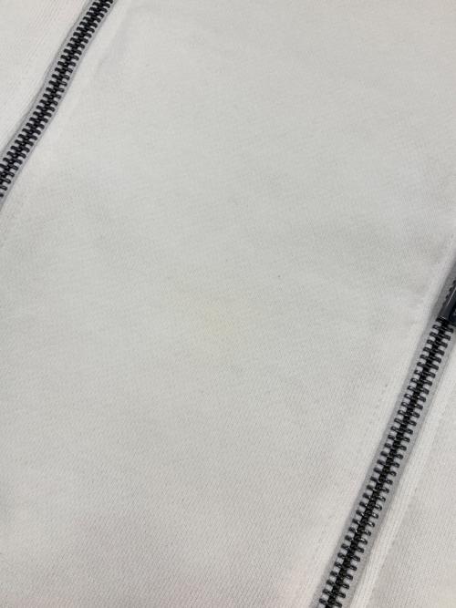 ARMANI EXCHANGE（アルマーニ エクスチェンジ）ARMANI EXCHANGE (アルマーニ エクスチェンジ) ロゴ刺繍フーディー ホワイト サイズ:Lの古着・服飾アイテム