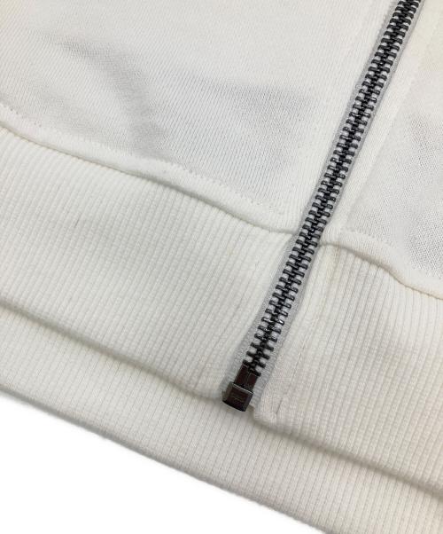 ARMANI EXCHANGE（アルマーニ エクスチェンジ）ARMANI EXCHANGE (アルマーニ エクスチェンジ) ロゴ刺繍フーディー ホワイト サイズ:Lの古着・服飾アイテム
