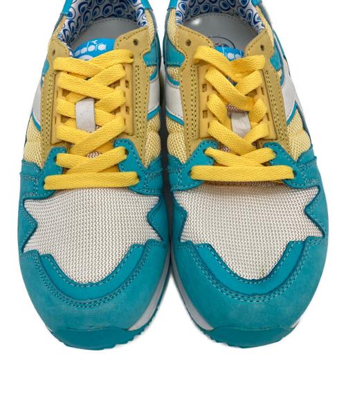 DIADORA（ディアドラ）DIADORA (ディアドラ) I.C. 4000 HANON ホワイト×ブルー サイズ:UK6の古着・服飾アイテム