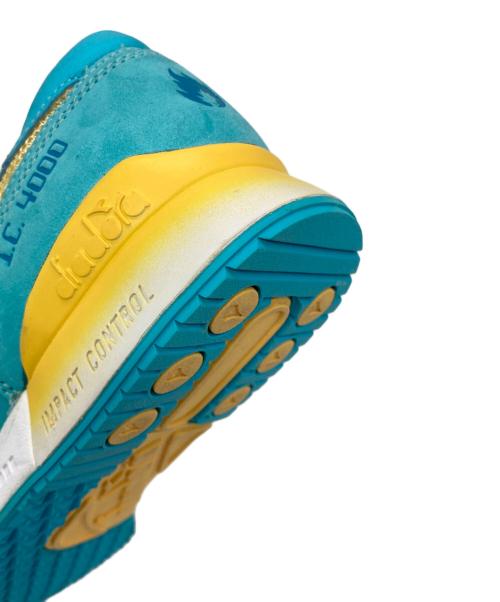 DIADORA（ディアドラ）DIADORA (ディアドラ) I.C. 4000 HANON ホワイト×ブルー サイズ:UK6の古着・服飾アイテム