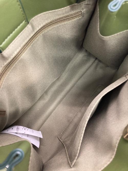Snidel（スナイデル）Snidel (スナイデル) 2WAYバンブーショルダーバッグ グリーンの古着・服飾アイテム