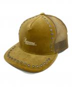 SUPREMEシュプリーム）の古着「Studded Velvet Mesh Back 5-Panel」｜イエロー