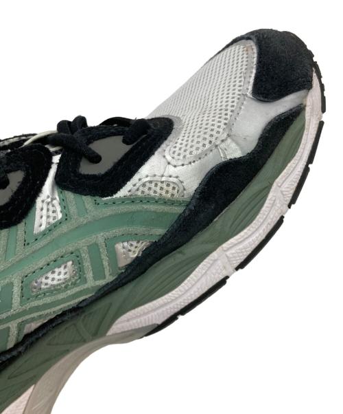 asics（アシックス）asics (アシックス) GEL-NYC グレー×グリーン サイズ:US8 1/2の古着・服飾アイテム