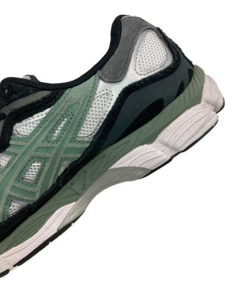 asics（アシックス）asics (アシックス) GEL-NYC グレー×グリーン サイズ:US8 1/2の古着・服飾アイテム