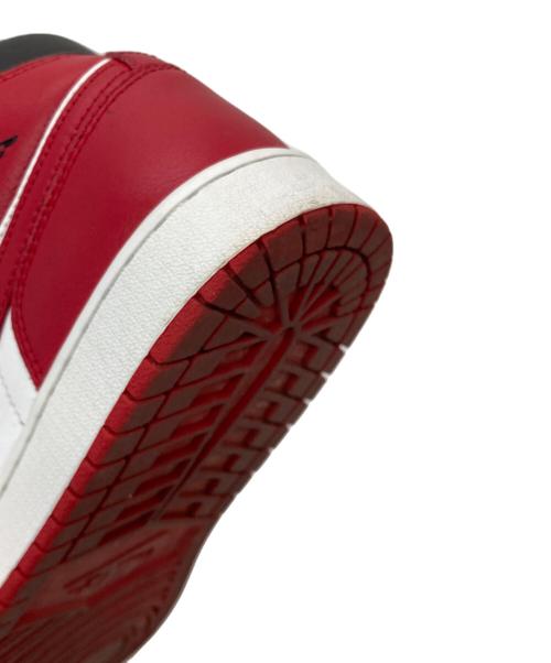 NIKE（ナイキ）NIKE (ナイキ) WMNS AIR JORDAN 1 MID レッド×ホワイト サイズ:US11の古着・服飾アイテム