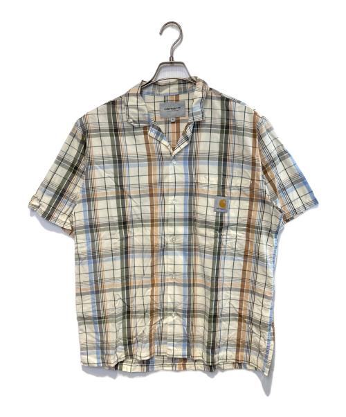 Carhartt WIP（カーハート ワーク イン プログレス）Carhartt WIP (カーハート ワーク イン プログレス) S/S VILAY SHIRT ベージュ サイズ:Mの古着・服飾アイテム