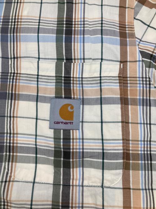 Carhartt WIP（カーハート ワーク イン プログレス）Carhartt WIP (カーハート ワーク イン プログレス) S/S VILAY SHIRT ベージュ サイズ:Mの古着・服飾アイテム