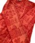 中古・古着 COMME des GARCONS HOMME PLUS (コムデギャルソンオムプリュス) ブロックプリント ヴィンテージ調スウェット レッド サイズ:S：15000円