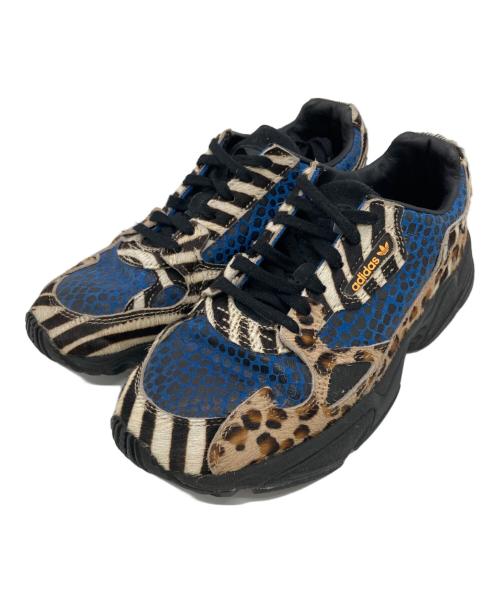 adidas（アディダス）adidas (アディダス) FALCON W ベージュ×ブルー サイズ:US6の古着・服飾アイテム