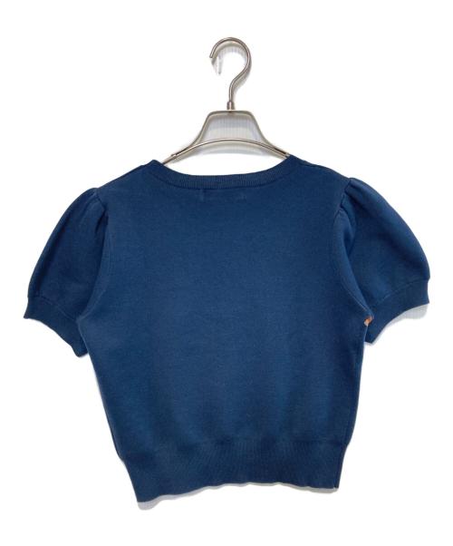MARY QUANT（マリークヮント）MARY QUANT (マリークヮント) レトロロゴラインプルオーバー ネイビー サイズ:Mの古着・服飾アイテム