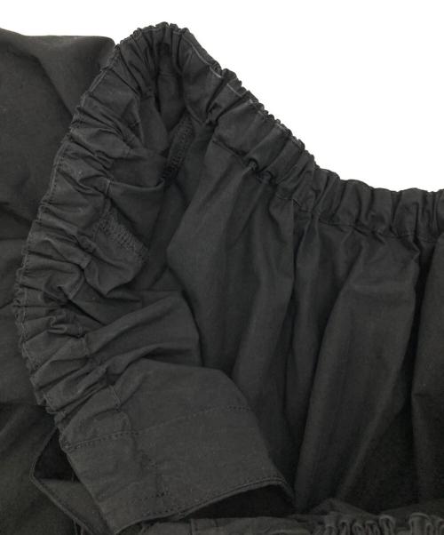 Curensology（カレンソロジー）Curensology (カレンソロジー) コットンギャザーボレロブラウス ブラック サイズ:Freeの古着・服飾アイテム