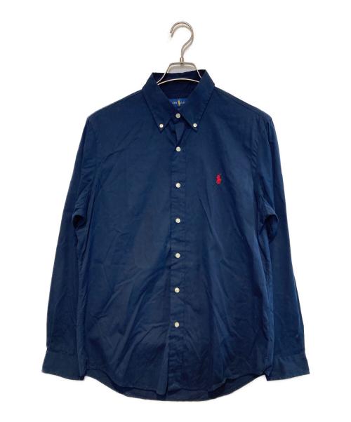 POLO RALPH LAUREN（ポロ・ラルフローレン）POLO RALPH LAUREN (ポロ・ラルフローレン) ボタンダウンシャツ ネイビー サイズ:Mの古着・服飾アイテム