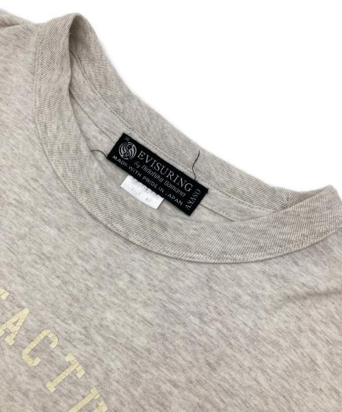 EVISURING（エヴィスリング）EVISURING (エヴィスリング) RING JACKET (リングジャケット) クロスオーバー半袖Ｔシャツ ベージュ サイズ:40の古着・服飾アイテム