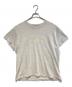 EVISURING（エヴィスリング）の古着「クロスオーバー半袖Ｔシャツ」｜ベージュ