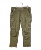 TRUE RELIGIONトゥルー レリジョン）の古着「CARGO PANTS BIG T」｜オリーブ
