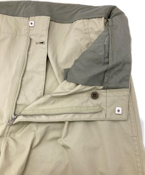 nanamica（ナナミカ）nanamica (ナナミカ) Side Belt Wide Pants ベージュ サイズ:34の古着・服飾アイテム