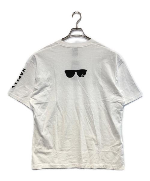 OAKLEY（オークリー）OAKLEY (オークリー) FRAGMENT DESIGN (フラグメントデザイン) プリントカットソー ホワイト サイズ:XLの古着・服飾アイテム
