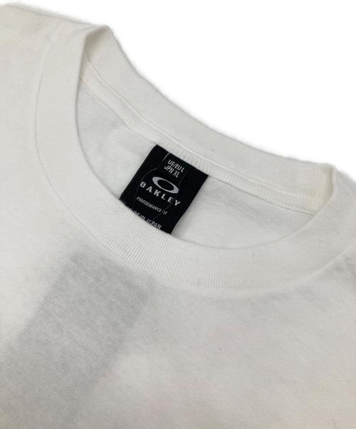 OAKLEY（オークリー）OAKLEY (オークリー) FRAGMENT DESIGN (フラグメントデザイン) プリントカットソー ホワイト サイズ:XLの古着・服飾アイテム