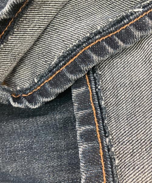 GUCCI（グッチ）GUCCI (グッチ) バック刺繍ローライズデニムパンツ インディゴ サイズ:38の古着・服飾アイテム