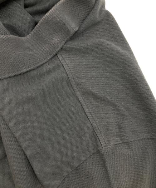 LACOSTE（ラコステ）LACOSTE (ラコステ) フルオープンL/Sポロシャツ チャコールグレー サイズ:Lの古着・服飾アイテム