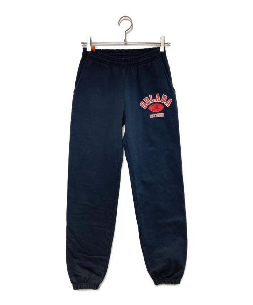 Oblada（オブラダ）Oblada (オブラダ) カレッジロゴスウェットパンツ ネイビー サイズ:XSの古着・服飾アイテム