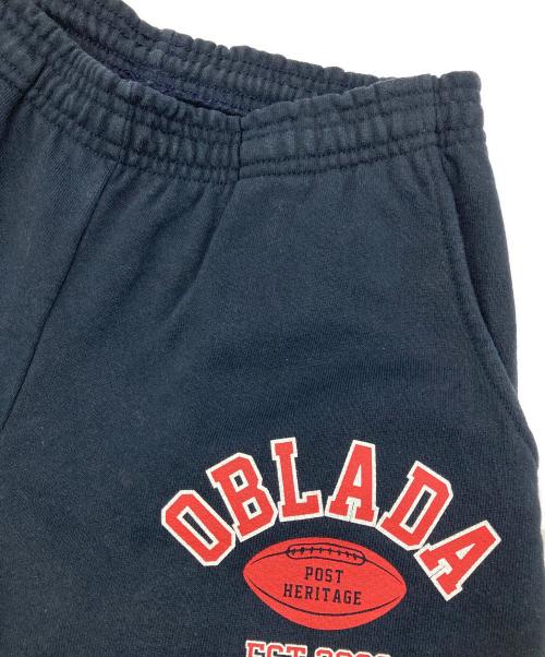 Oblada（オブラダ）Oblada (オブラダ) カレッジロゴスウェットパンツ ネイビー サイズ:XSの古着・服飾アイテム