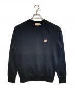 maison kitsuneアシッドメゾンキツネ）の古着「FOX HEAD PATCH CLASSIC SWEATSHIRT」｜ブラック