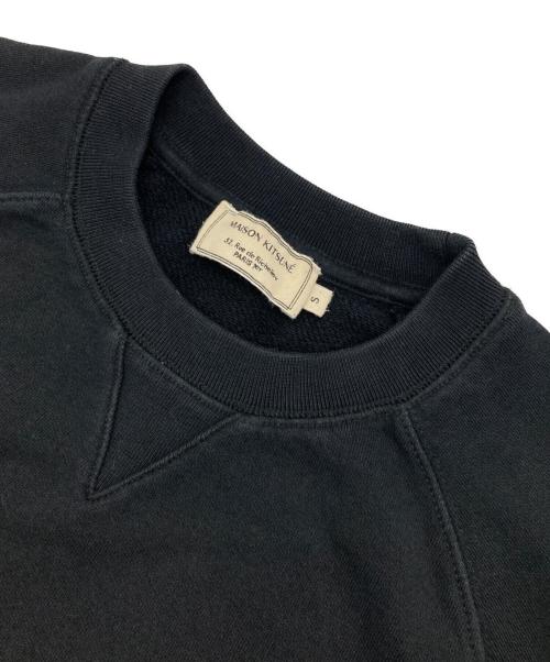 maison kitsune（アシッドメゾンキツネ）maison kitsune (アシッドメゾンキツネ) FOX HEAD PATCH CLASSIC SWEATSHIRT ブラック サイズ:Sの古着・服飾アイテム