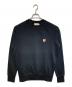 maison kitsune（アシッドメゾンキツネ）の古着「FOX HEAD PATCH CLASSIC SWEATSHIRT」｜ブラック