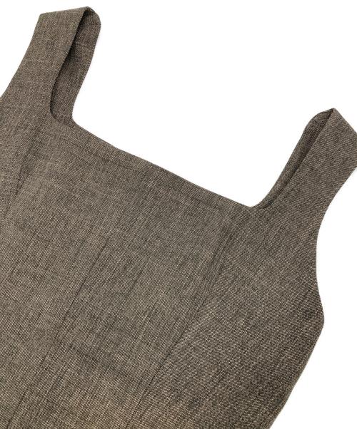 Snidel（スナイデル）Snidel (スナイデル) ジレトップス ブラウン サイズ:Freeの古着・服飾アイテム